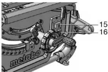 METABO TS 216 Floor - Taend-/sluk-kontakt - 1