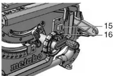 METABO TS 216 Floor - Aan-/Uit-schakelaar - 1
