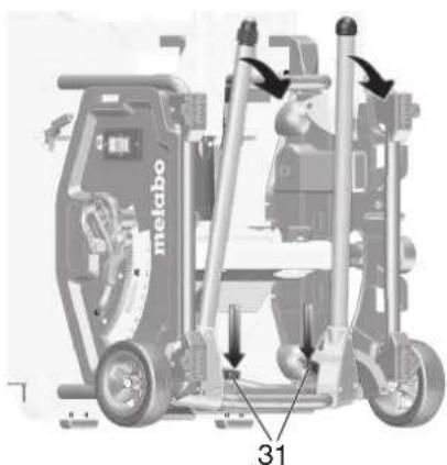 METABO TS 216 Floor - YCTaHOBka CO CTAHHNOH: - 2