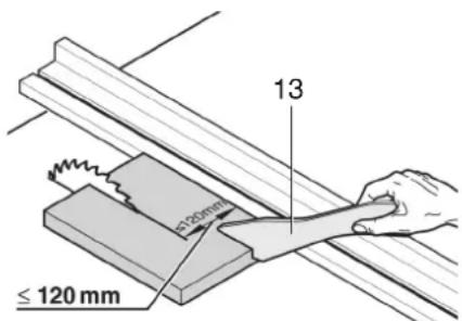 METABO TS 216 Floor - Push stick - 1