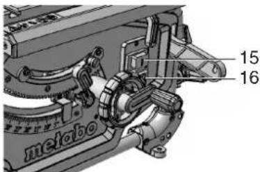METABO TS 216 Floor - Interruptor de connexion y desconexión (On/ Off) - 1