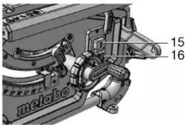 METABO TS 216 Floor - PÄ/AV-brytare - 1