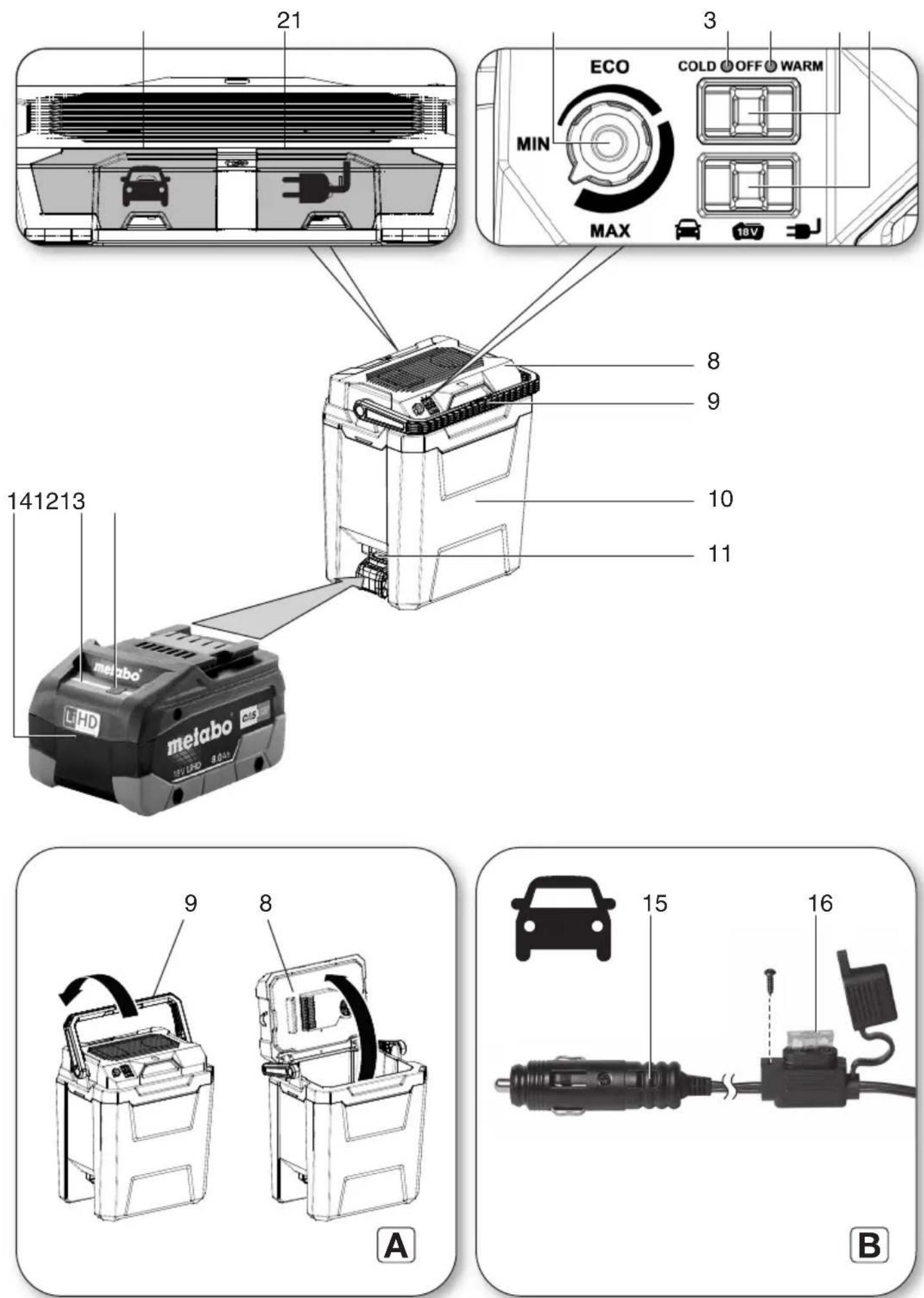 METABO KB 18 BL - 1