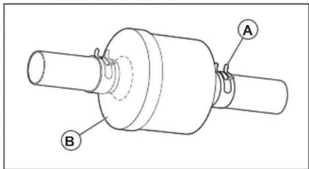 HUSQVARNA TC 238T - Remplacer le filtre de conduite de carburant - 1