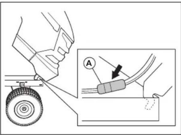 HUSQVARNA TC 238T - Extracción e instalación de la cubierta del motor y del conjunto de rejilla - 1