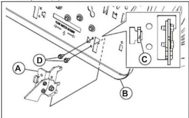 HUSQVARNA TC 238T - To install the spring latches for the grass catcher - 2
