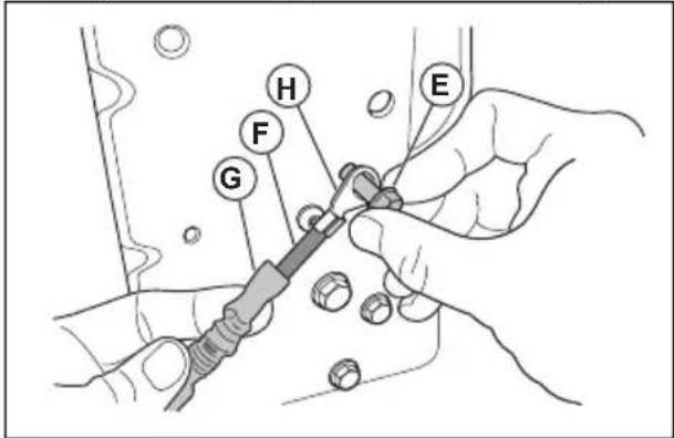 HUSQVARNA TC 238T - To connect the battery - 3