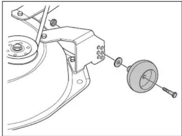 HUSQVARNA TC 238T - Regolazione dei rulli antirasatura - 1