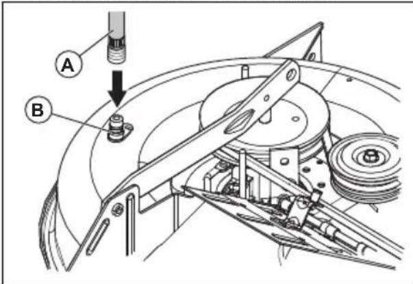 HUSQVARNA TC 238T - To use the deck washout port - 3