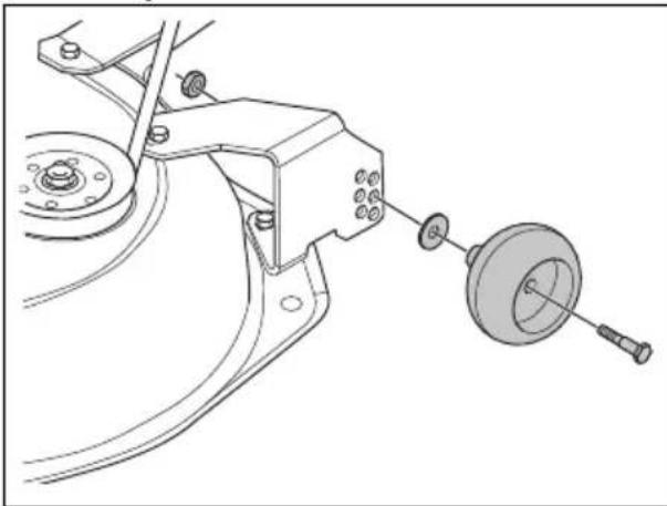 HUSQVARNA TC 238T - So stellen Sie die Schwimmrollen ein - 1