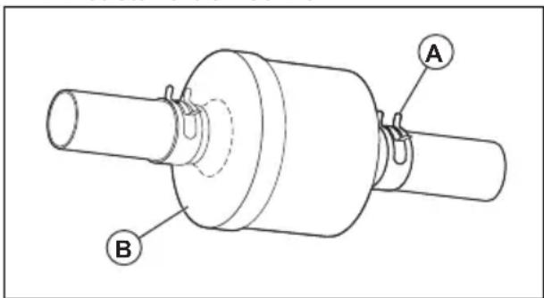 HUSQVARNA TS 142L - Remplacer le filtre de conduite de carburant - 1
