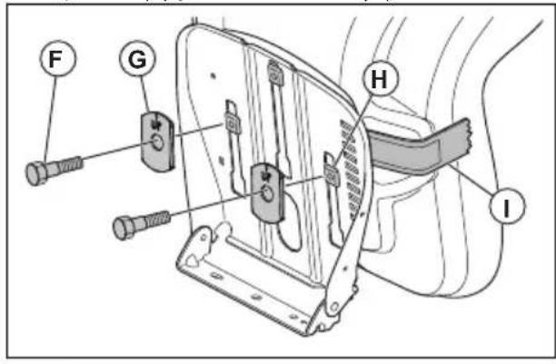 HUSQVARNA TS 142L - Instalación del asiento - 3