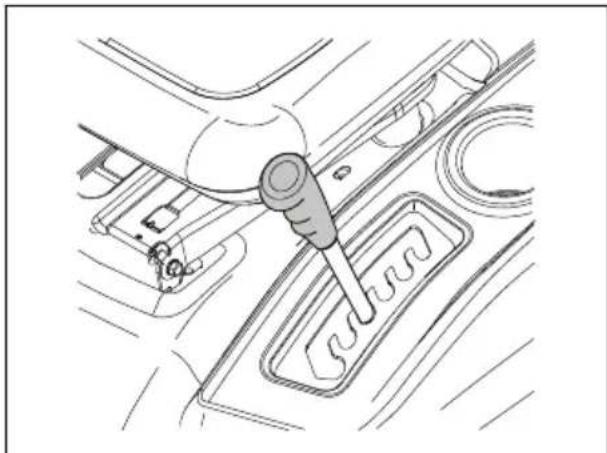 HUSQVARNA TS 142L - To set the cutting height - 1