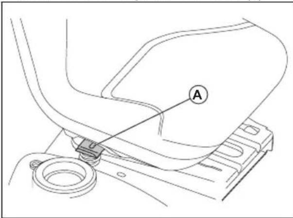 HUSQVARNA TS 142L - Regolazione del sedile - 1