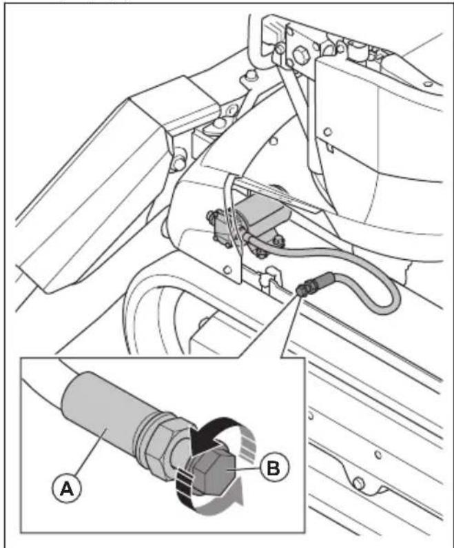 HUSQVARNA TC 130 - De hydraulische olie vullen (DXR 145) - 5