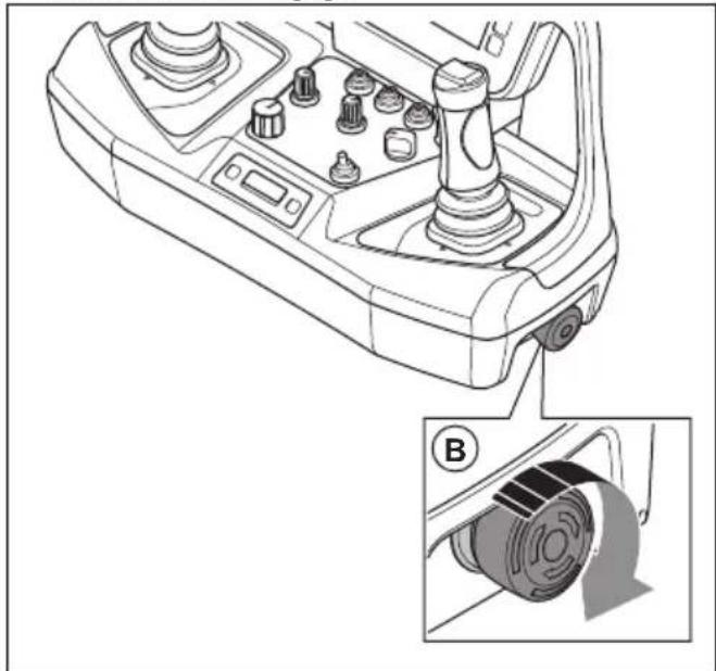 HUSQVARNA TC 130 - Contrôle du bouton d'arrêt d'urgence du produit (DXR 95) - 21