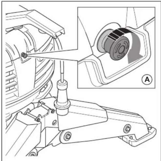 HUSQVARNA TC 130 - Not-Aus-Taste des Geràts (DXR 145) - 10