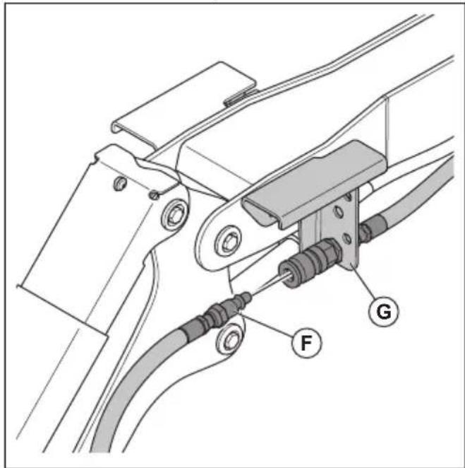 HUSQVARNA TC 130 - Gereedschappen monteren op en verwijderen van het product (DXR 145, DXR 275, DXR 305, DXR 315) - 8