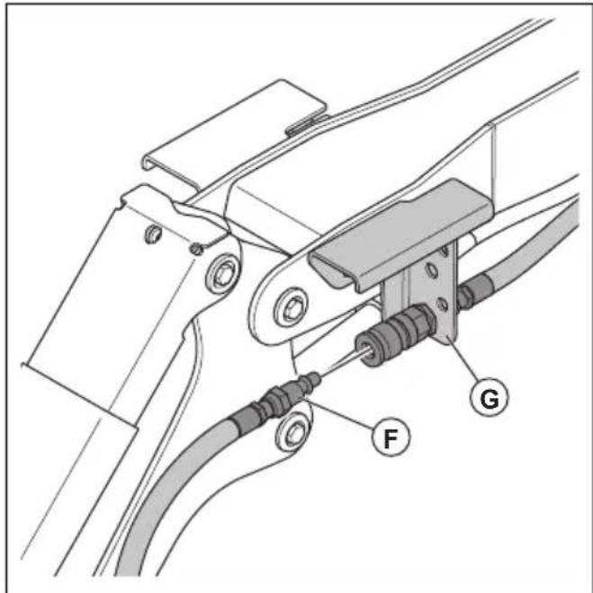 HUSQVARNA TC 130 - So montieren und demontieren Sie die Werkzeuge am Gerät (DXR 145, DXR 275, DXR 305, DXR 315) - 10