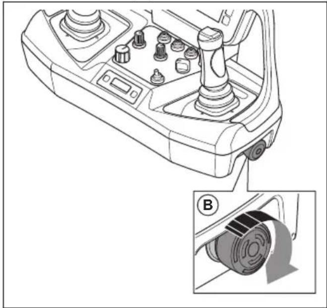 HUSQVARNA TC 130 - Contrôle du bouton d'arrêt d'urgence du produit (DXR 95) - 29