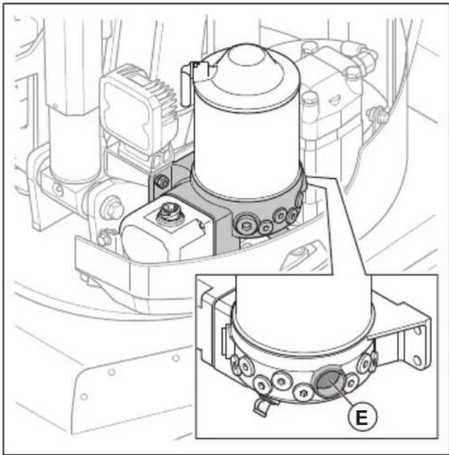 HUSQVARNA TC 130 - So entlüften Sie die Hydraulikhammer-Schmierfettpumpe (DXR 95) - 4