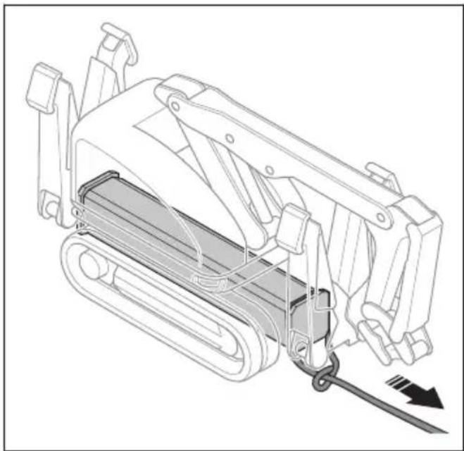 HUSQVARNA TC 130 - Pour remorquer la machine - 1