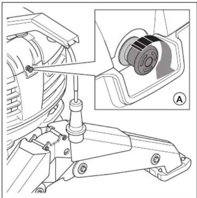 HUSQVARNA TC 130 - Not-Aus-Taste des Geràts (DXR 145) - 24