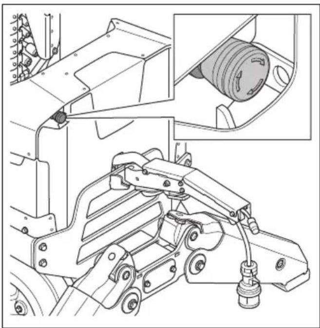 HUSQVARNA TC 130 - Not-Aus-Taste des Gerats (DXR 95) - 1