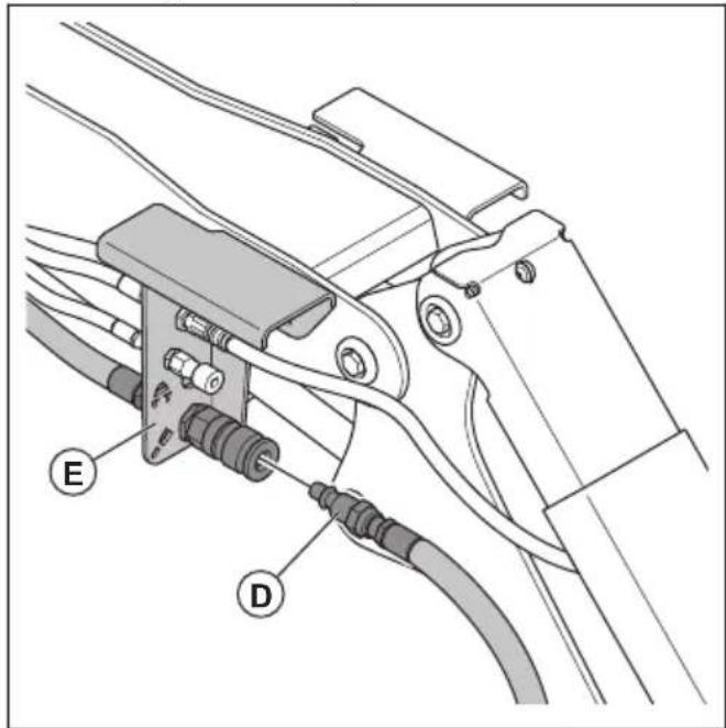 HUSQVARNA TC 130 - To install and remove the tools on the product (DXR 95) - 16