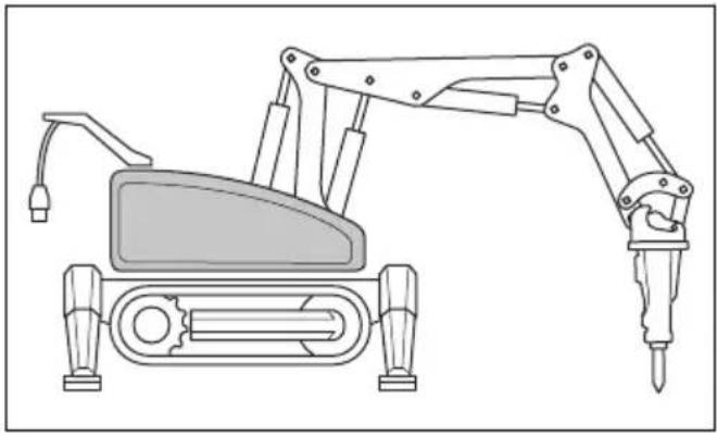 HUSQVARNA TC 130 - Turm (DXR 145, DXR 275, DXR 305, DXR 315) - 1