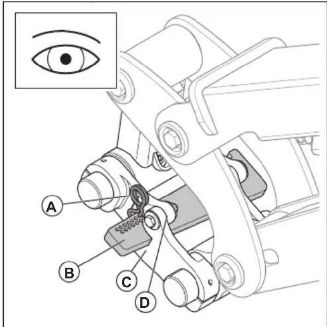 HUSQVARNA TC 130 - De gereedschapskoppeling controleren (DXR 145, DXR 275, DXR 305, DXR 315) - 1