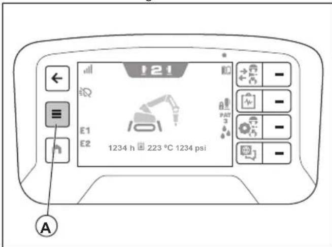 HUSQVARNA TC 130 - De procedure voor het automatisch spannen van de rupsbanden uitvoeren (DXR 145, DXR 275, DXR 305, DXR 315) - 1