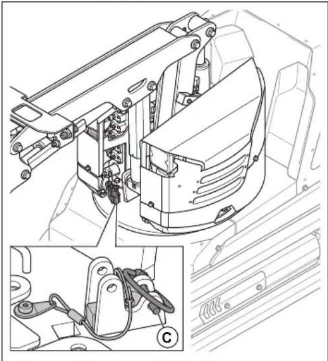 HUSQVARNA TC 130 - Swing lock (DXR 95) - 3