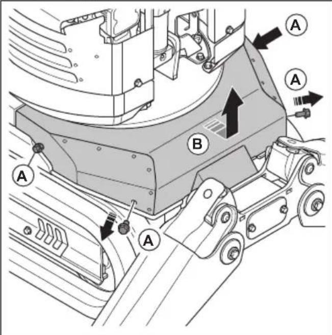 HUSQVARNA TC 130 - So fullen Sie das Hydrauliköl ein (DXR 95) - 3