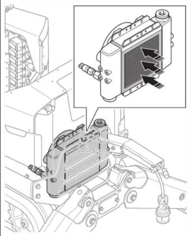 HUSQVARNA TC 130 - De koeler voor hydraulische olie reinigen (DXR 95) - 2