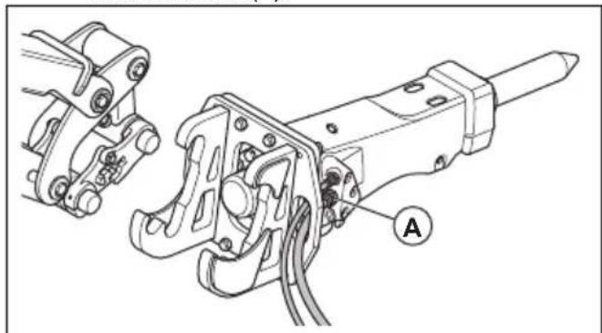 HUSQVARNA TC 130 - So montieren und demontieren Sie die Werkzeuge am Gerät (DXR 145, DXR 275, DXR 305, DXR 315) - 3