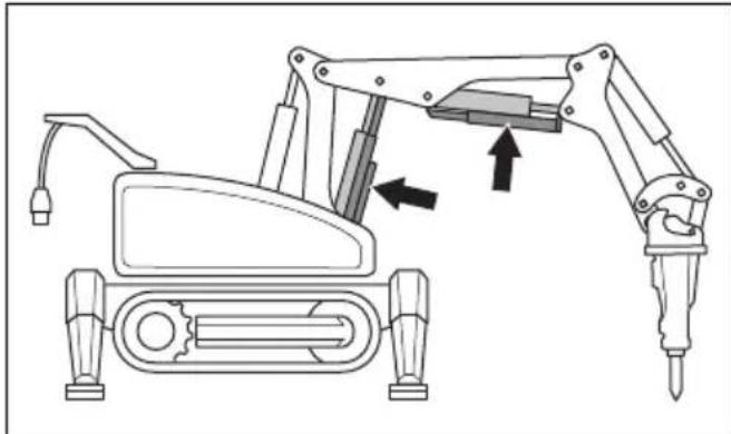 HUSQVARNA TC 130 - Cylinder guards (DXR 145, DXR 275, DXR 305, DXR 315) - 1