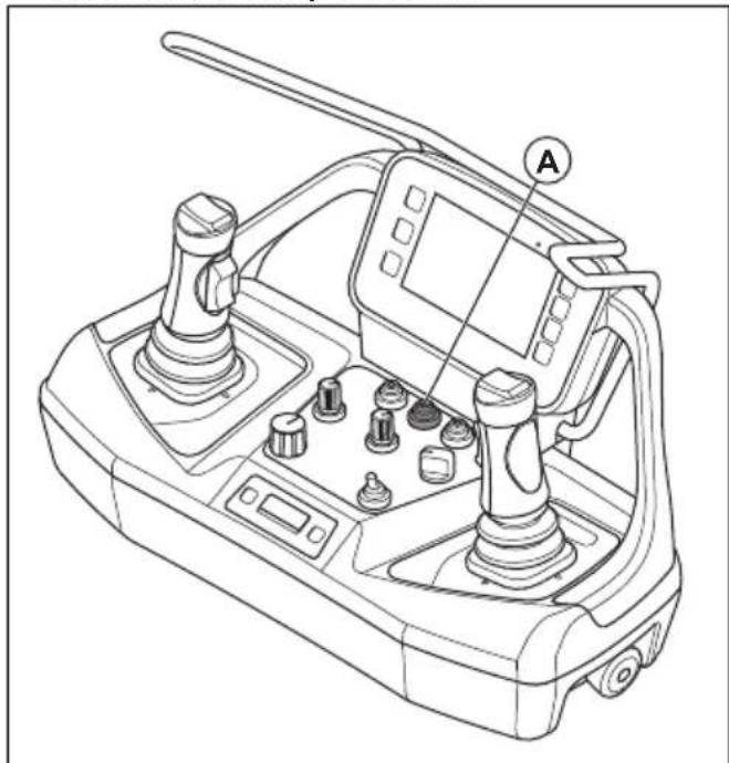 HUSQVARNA TC 130 - To lock and unlock the remote control - 1
