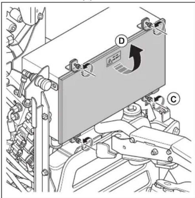 HUSQVARNA TC 130 - To replace a fuse (DXR 95) - 3