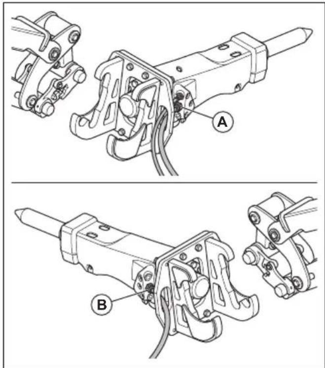 HUSQVARNA TC 130 - Installation et retrait des outils sur le produit (DXR 95) - 11