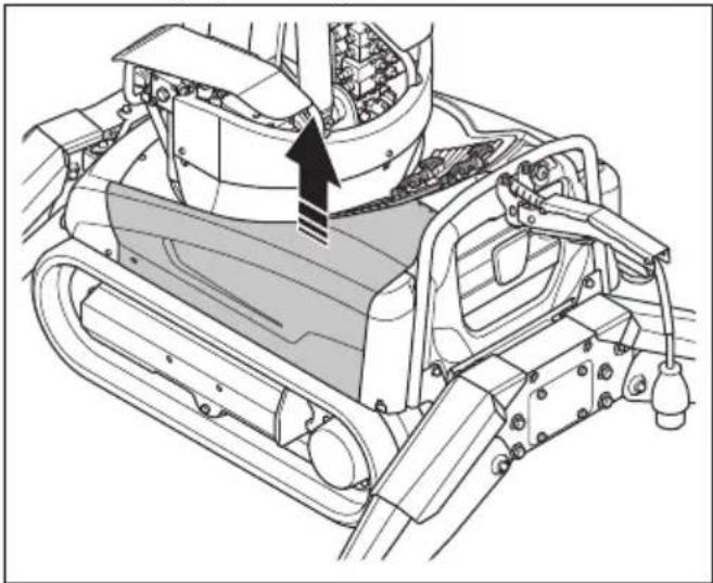 HUSQVARNA TC 130 - De hydraulische olie vullen (DXR 145) - 4