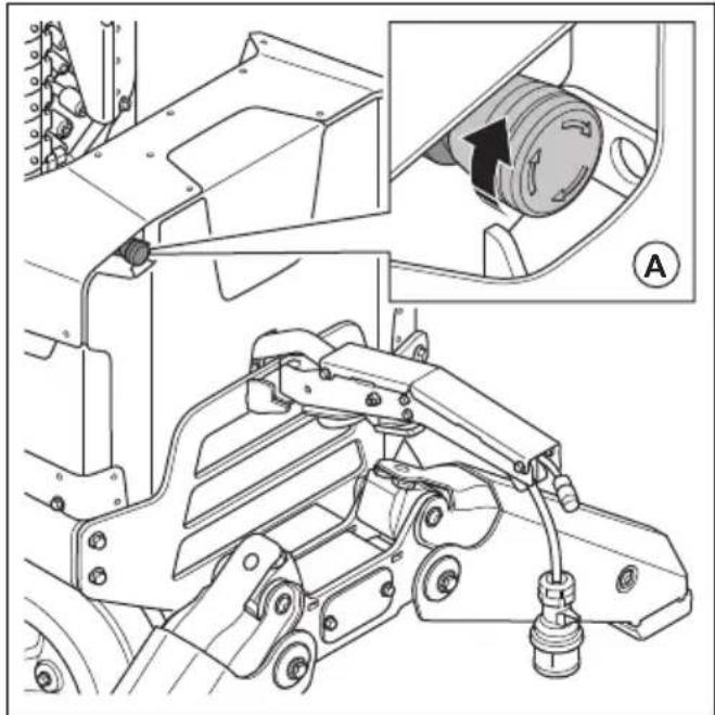 HUSQVARNA TC 130 - Contrôle du bouton d'arrêt d'urgence du produit (DXR 95) - 1