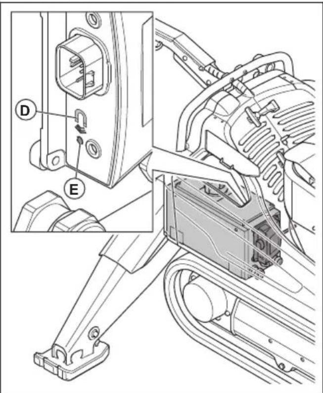 HUSQVARNA TC 130 - So führen Sie einen Kopplungsvorgang zwischen der Fernbedienung und dem Gerät durch (DXR 145) - 2