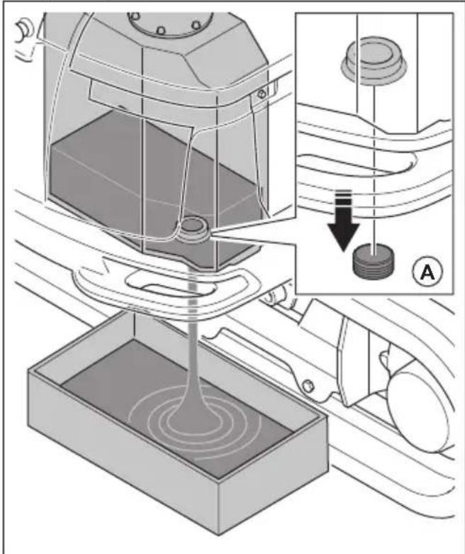 HUSQVARNA TC 130 - Vidange de l'huile hydraulique (DXR 275, DXR 305, DXR 315) - 4