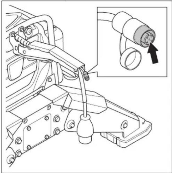 HUSQVARNA TC 130 - To connect the remote control to the product with a CAN bus cable (DXR 145) - 2