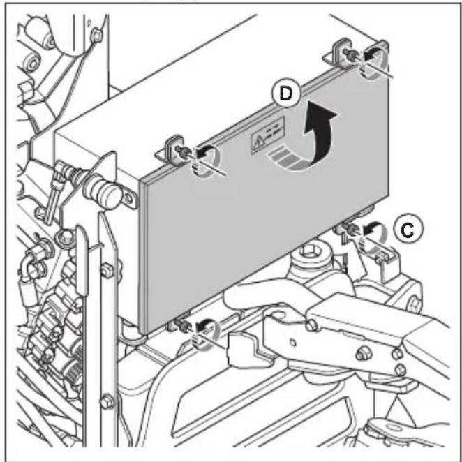 HUSQVARNA TC 130 - Remplacement d'un fusible (DXR 95) - 3