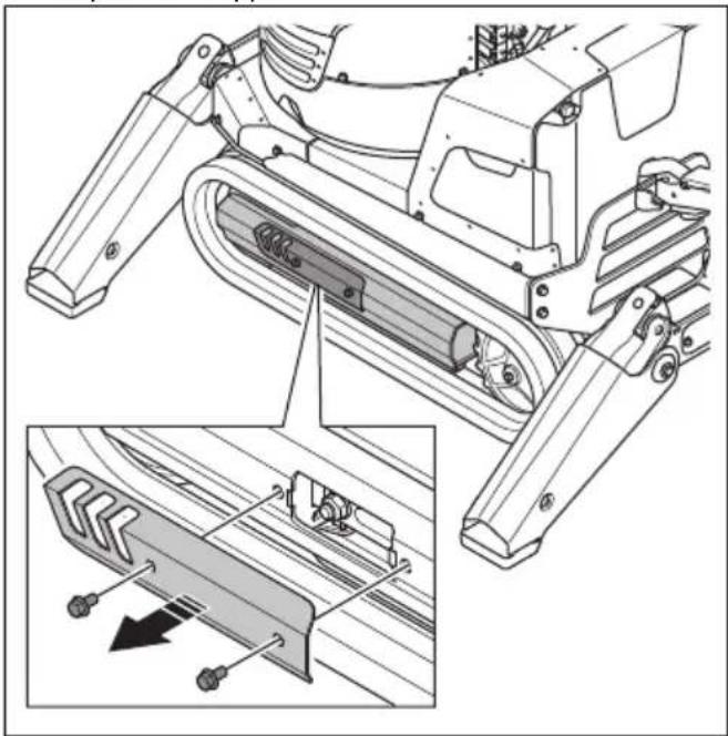 HUSQVARNA TC 130 - So entfernen und installieren Sie die Gleisketten (DXR 95) - 1