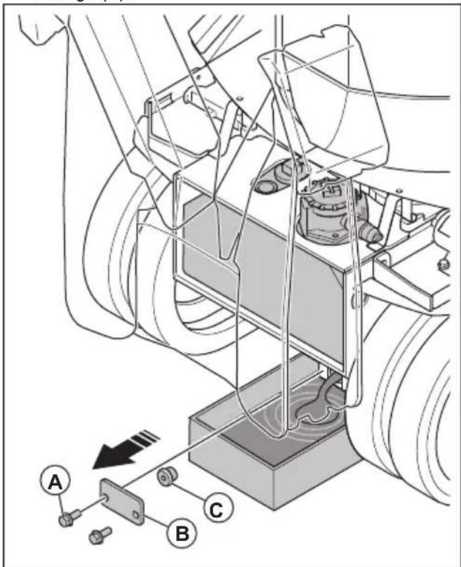 HUSQVARNA TC 130 - Vidange de I'huile hydraulique (DXR 145) - 5