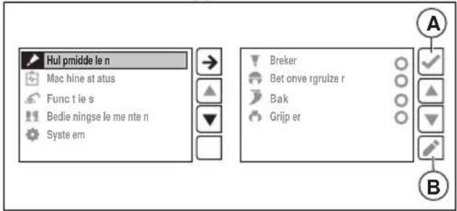 HUSQVARNA TC 130 - Menu "Gereedschappen" - 1
