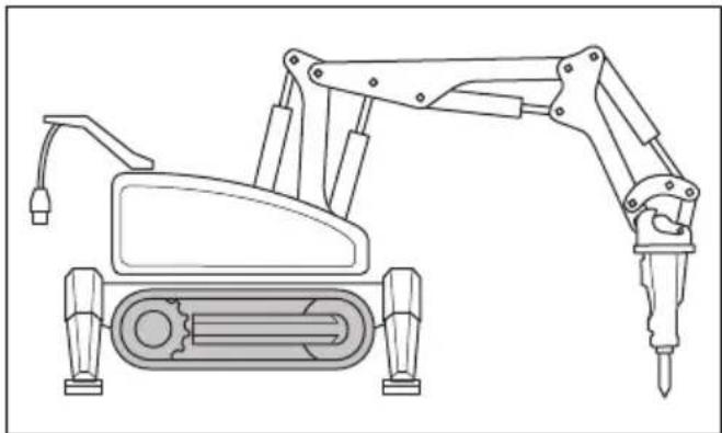 HUSQVARNA TC 130 - Caterpillar tracks (DXR 95) - 1